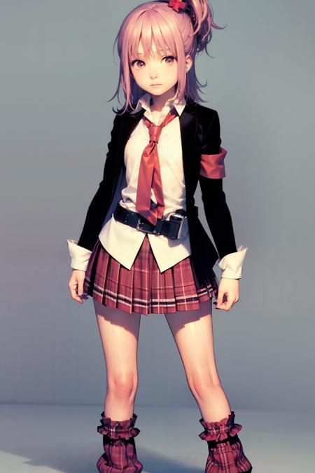 01566-627685904-masterpiece, best quality,  _lora_AmuHinamori_1_,1girl, solo,standing, pink hair, skirt, hair ornament, leg warmers, school unif.png